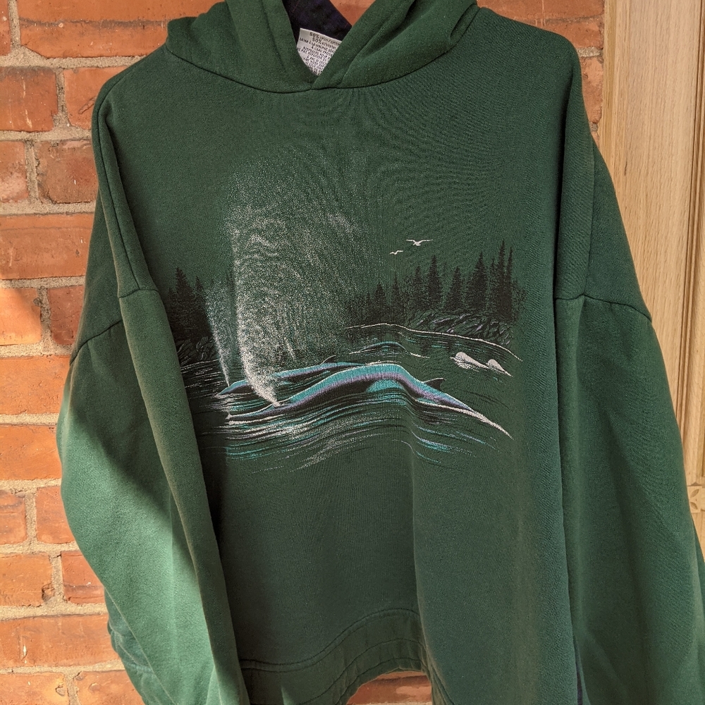 Vintage whale sweater